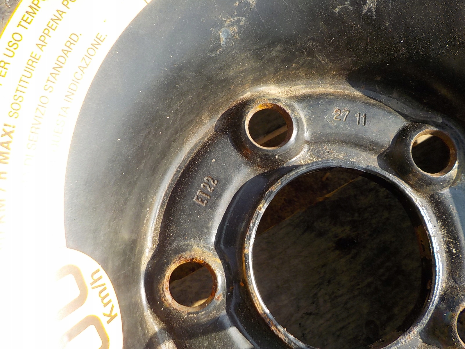ALFA ROMEO GIULIETTA 159 Roue de secours R16 5x110 1011227