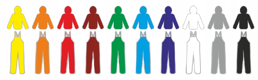 UBRANIE ROBOCZE PRZECIWDESZCZOWE PROS 101/001 48 Rozmiar XS