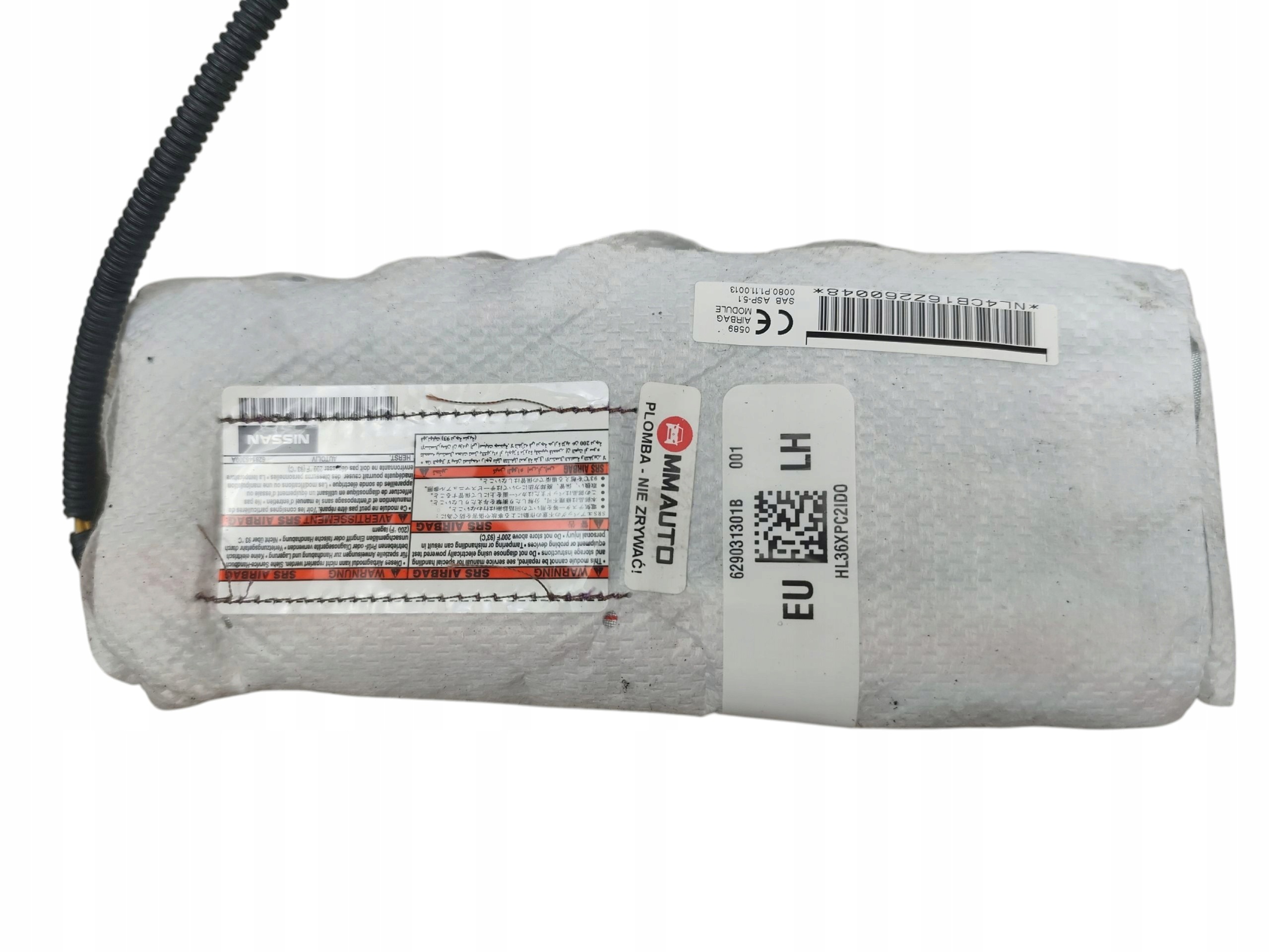 airbag seat airbag left NISSAN X-TRAIL T32 III 629031301B