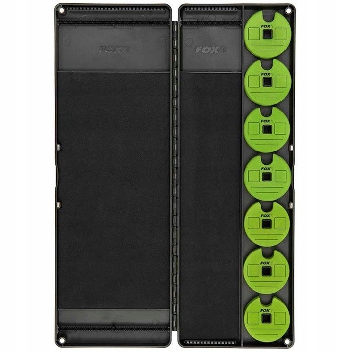 Pudełko Na Przypony Fox Edges Rig And Disc Box L +50 Szpilek 35.5x13x3.5cm