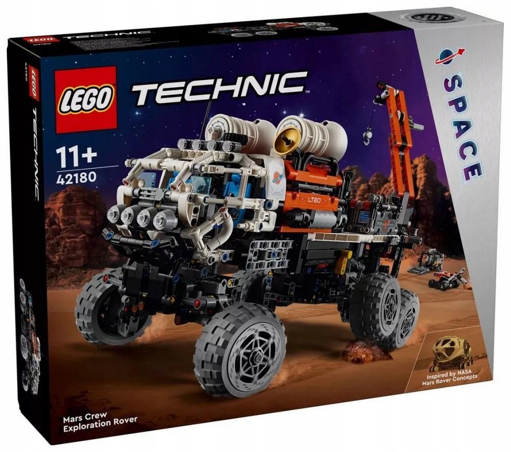 Lego Technic 42180 Vozítko Pro Průzkum Marsu, Lego