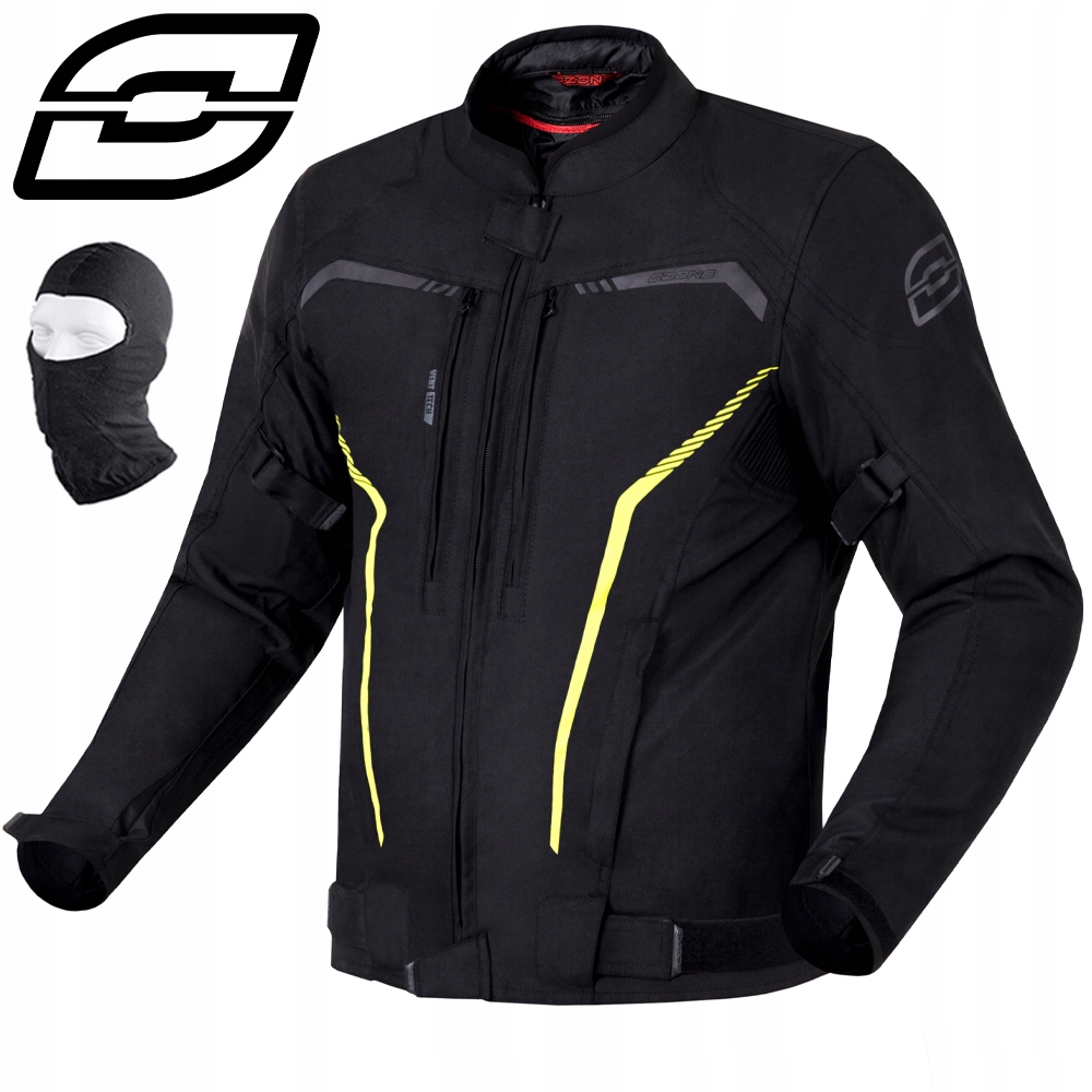 Pánska Textilná Motocyklová Bunda Ozone Delta IV Chrániče Sada