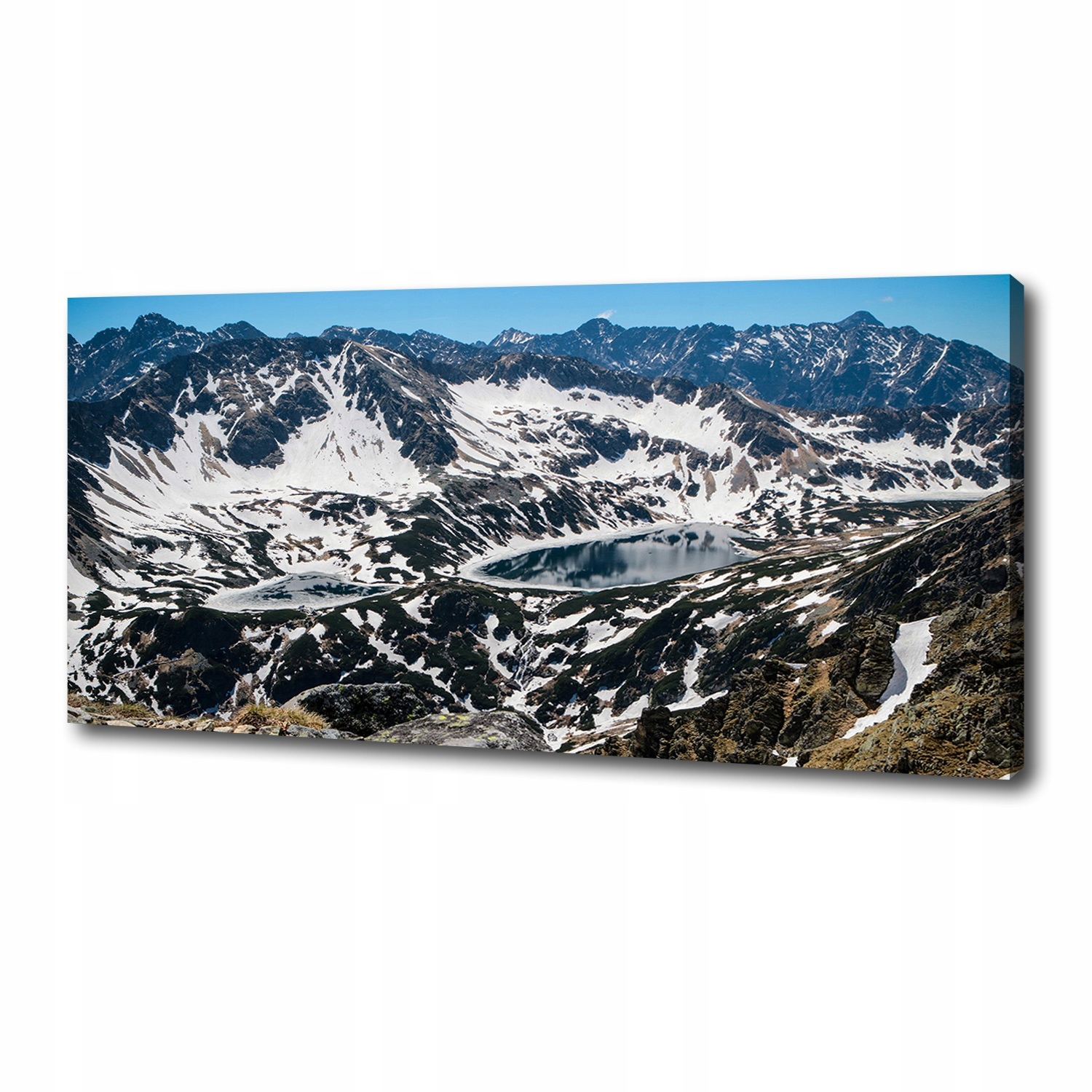 Fotoobraz obraz na plátně Jezero v Tatrách 125x50 cm