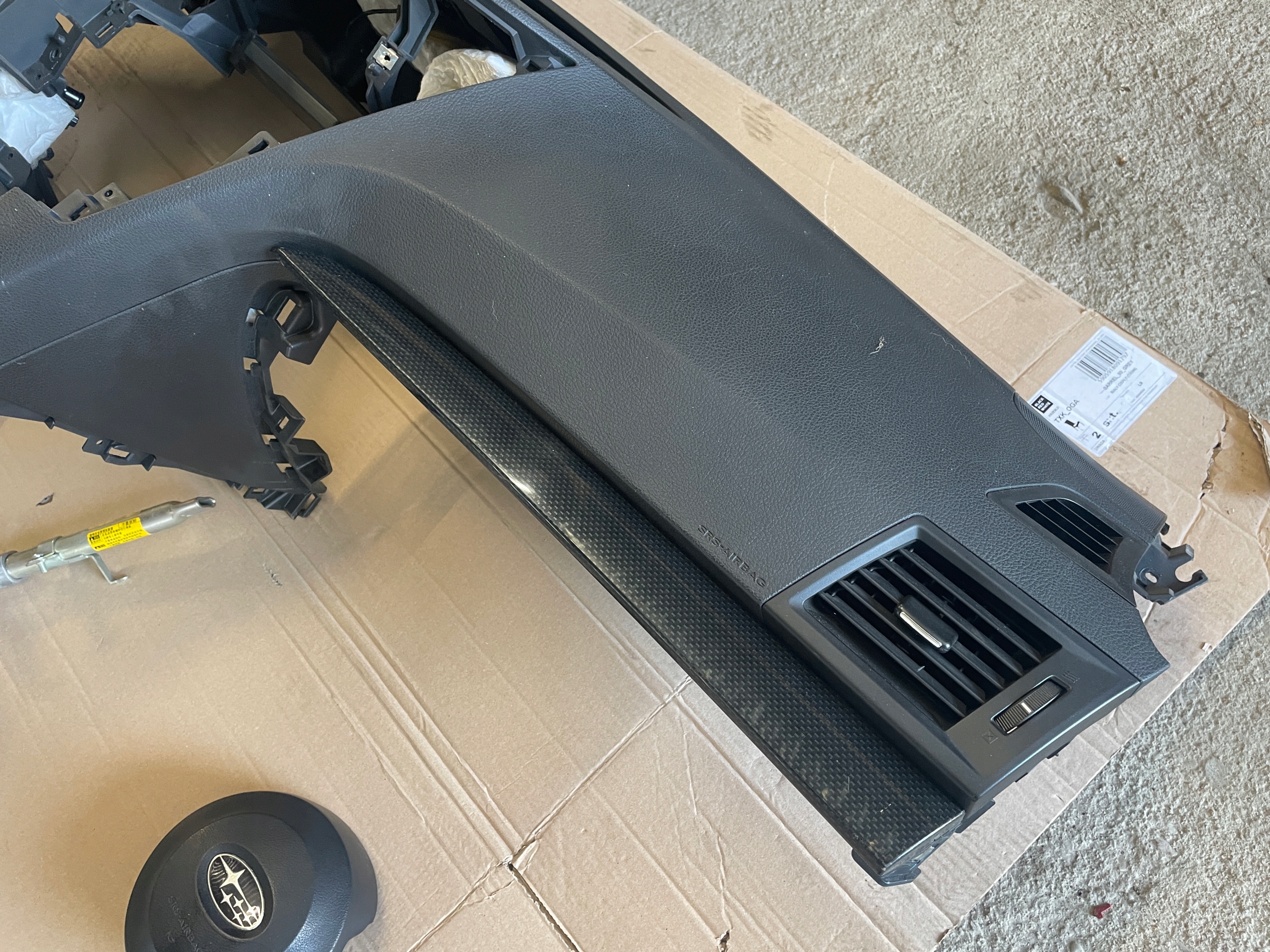 SUBARU LEGACY V OUTBACK Console Airbag Ceinture de sécurité avant