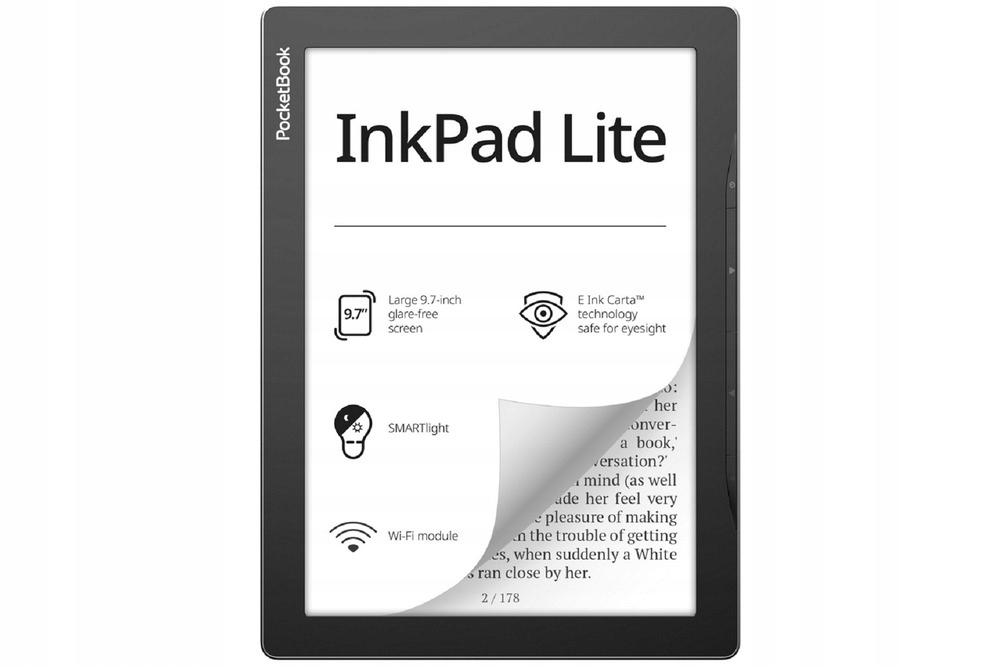 Czytnik E-Booków POCKETBOOK InkPad Lite 8GB Szary Złącza USB