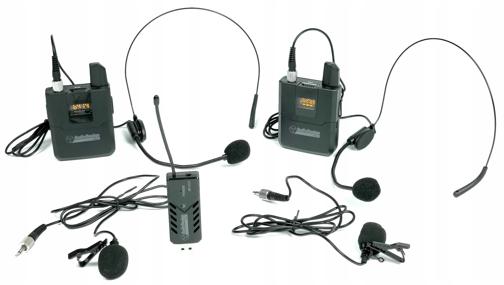 AudioDesign Pmu Usb 2.2 kompletný duálny bezdrôtový systém