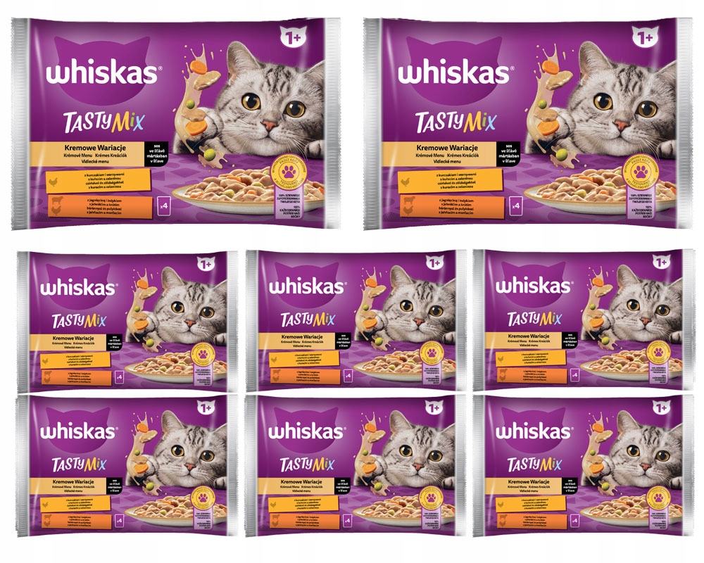 Levně Whiskas Adult Nová krémová polévka 32x85 g