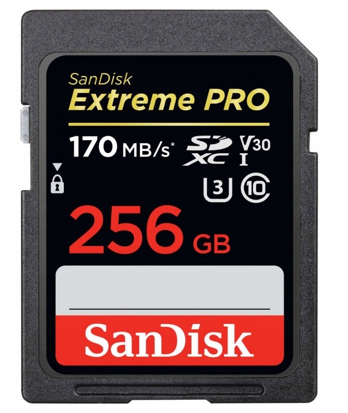 SanDisk Karta Extreme Pro Sdxc 256GB 170/90 MB/s
