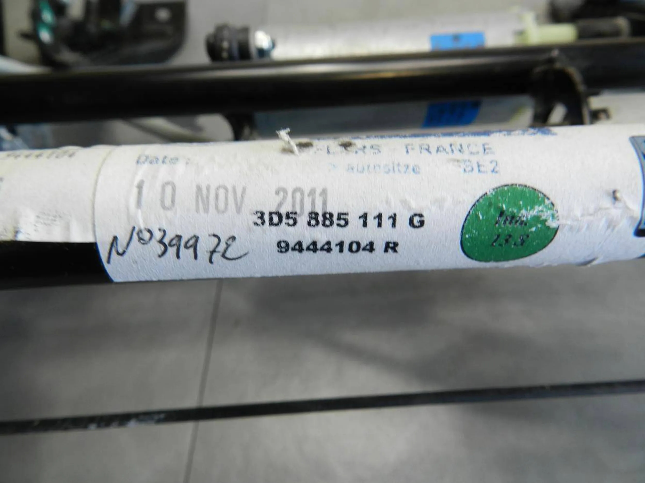 VW Phaeton support seat left 3D5885111G