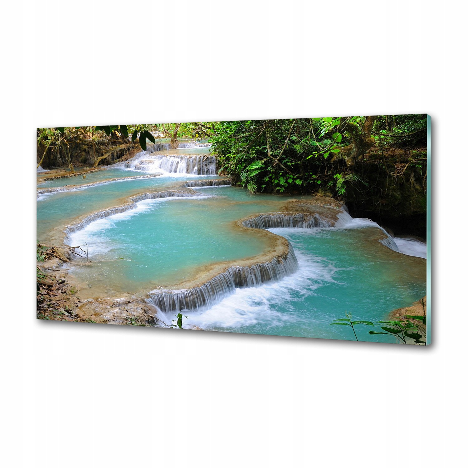 Kuchyňský panel Vodopád v lese 120x60 cm Lepidlo