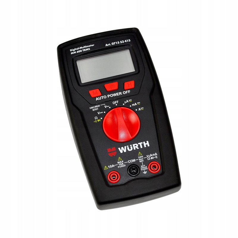 Digitálny merač Trms MM 600 s baterkou Würth 071553 415