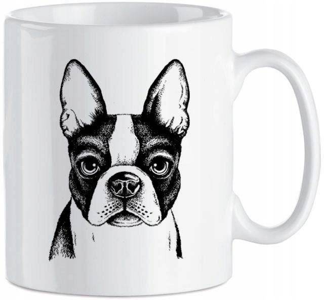 

Kubek nadruk pies Boston Terrier 330 ml