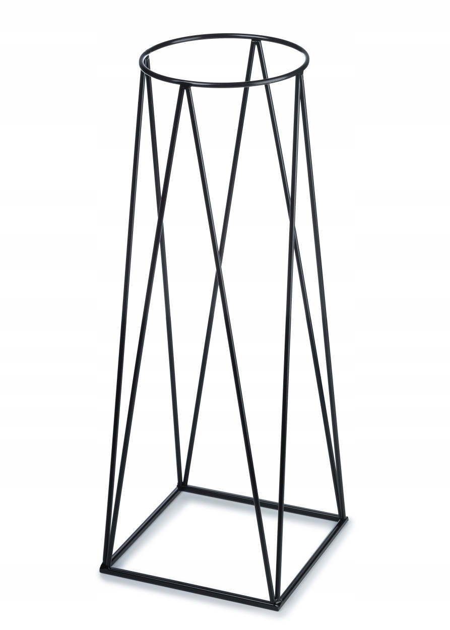 Nowoczesny kwietnik stojący ogród taras czarny Stan opakowania oryginalne