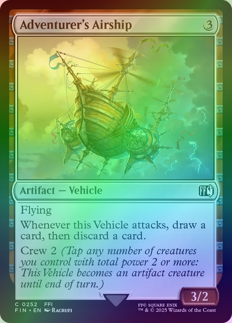[mtg] Adventurer's Airship (fin) *foil*