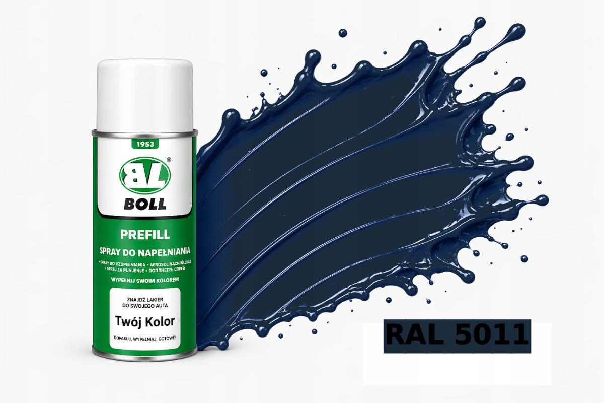 Ral 5011 Mat Lakier Akrylowy Spray 400ml Szybkoschnący Uv Metal Pvc