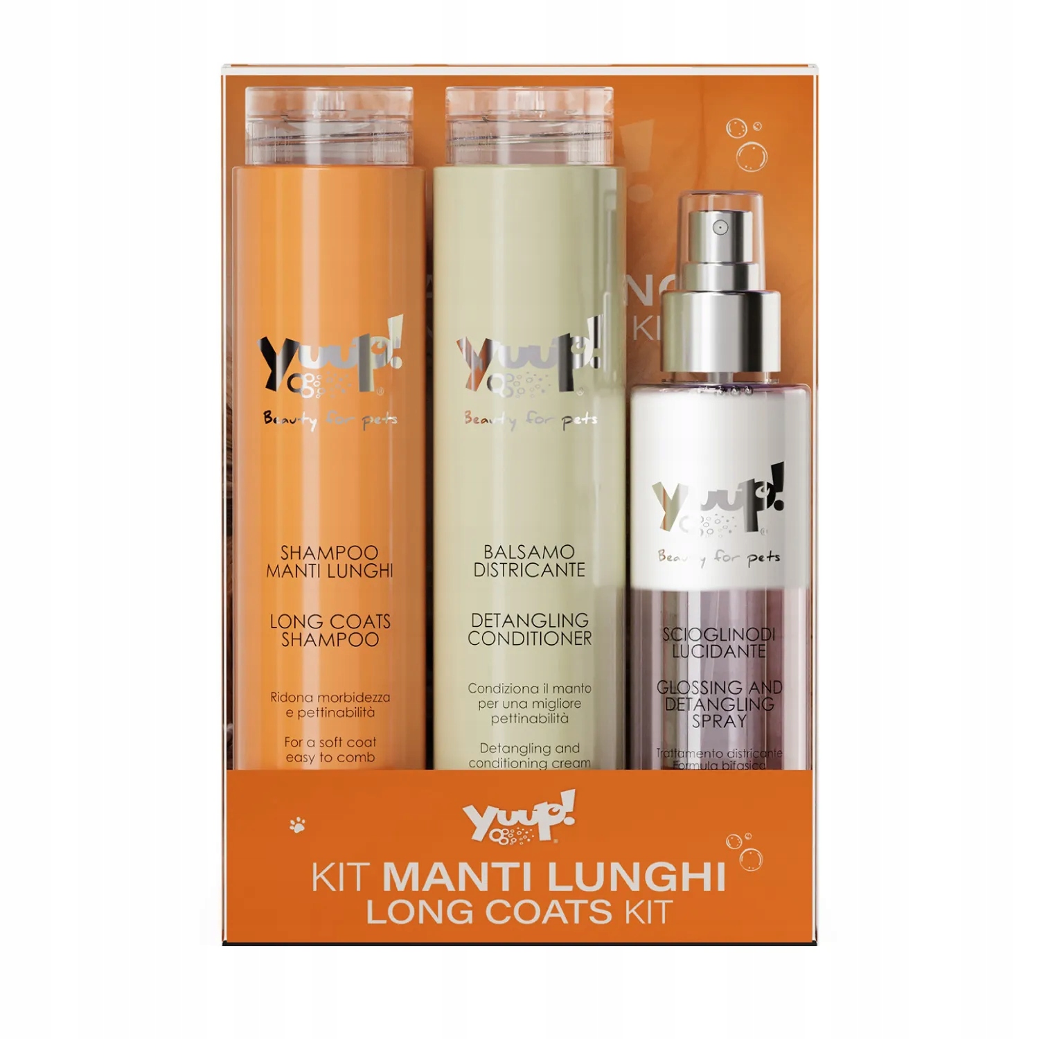 Yuup! Long Coats Set zestaw do pielęgnacji długowłosych psów i kotów