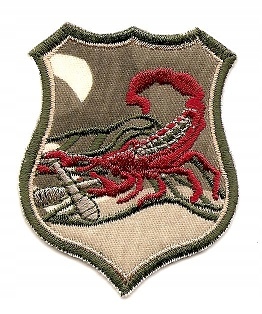 

Skorpion Moro haft naszywka Te aplikacja