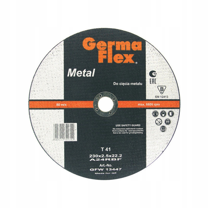 

Inox Tarcza do Cięcia Metalu Stali 125x1.5 mm