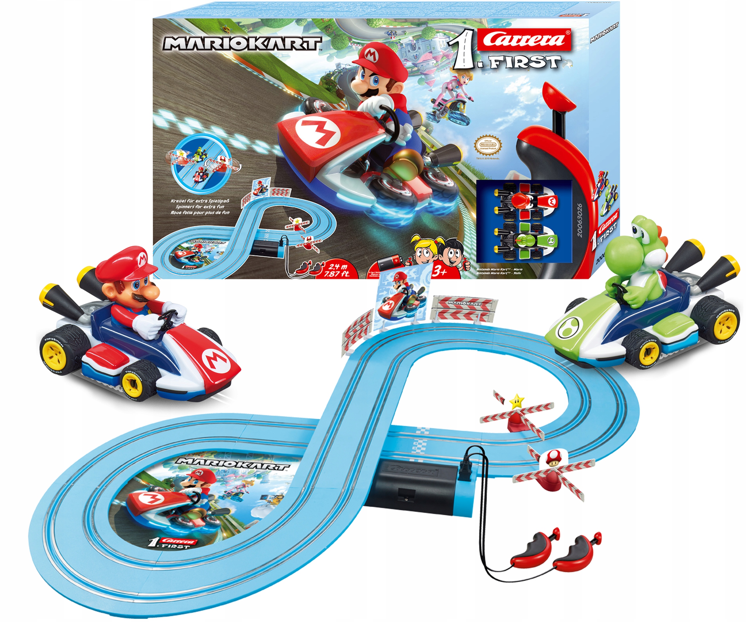 Tor Carrera Nintendo Mario Kart 2,4 m