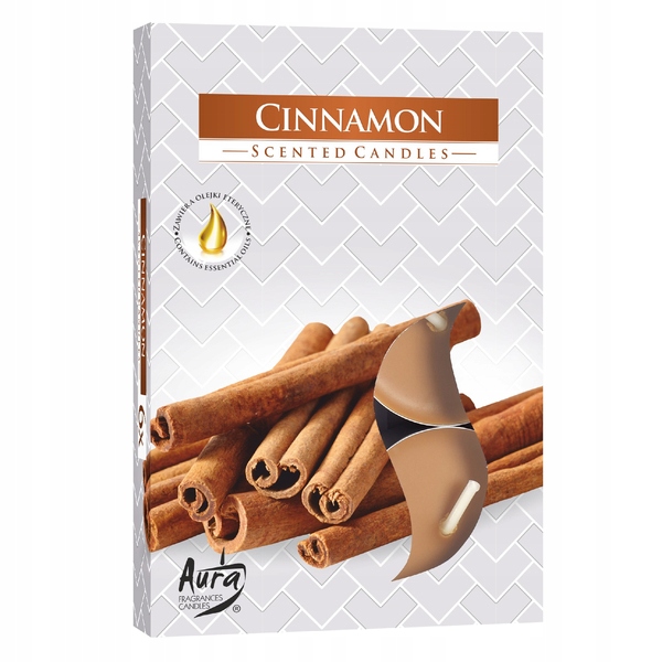 

Podgrzewacze Zapachowe na Święta Cynamon 4H 6szt