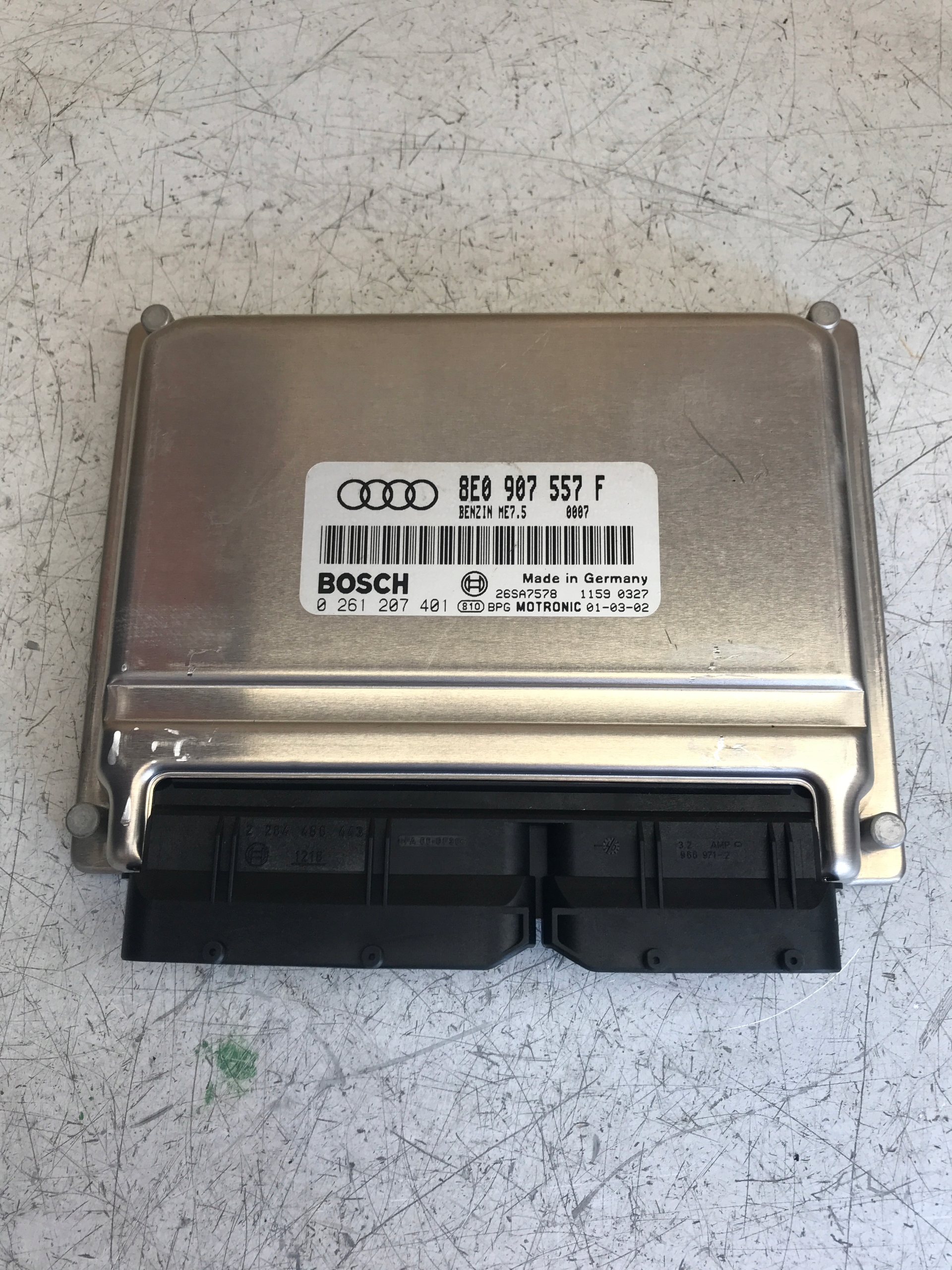 Computer Bedienteil DES MOTORS AUDI A4 B6 8E0907557F