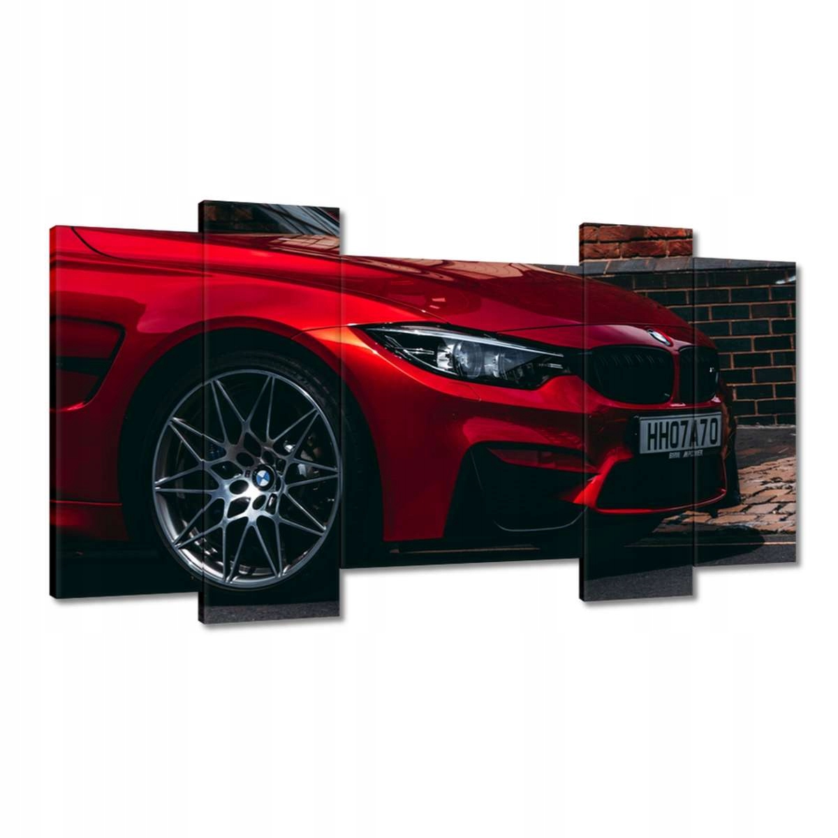 Obrazy 120x65 Červené Bmw Auto