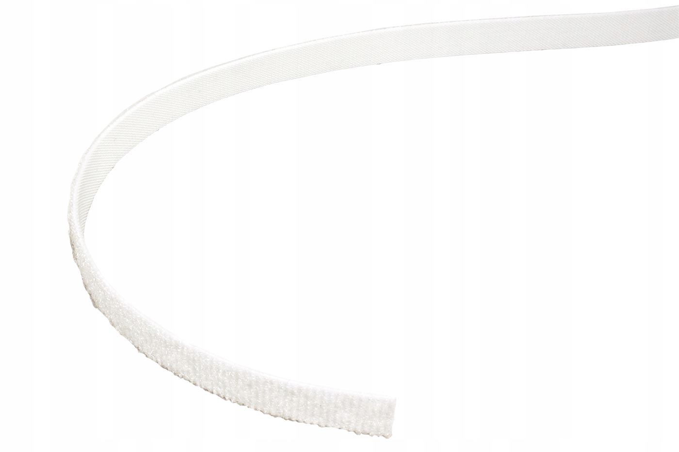 Velcro Stahovací páska 10mm, suchý zip, 25m, bílá