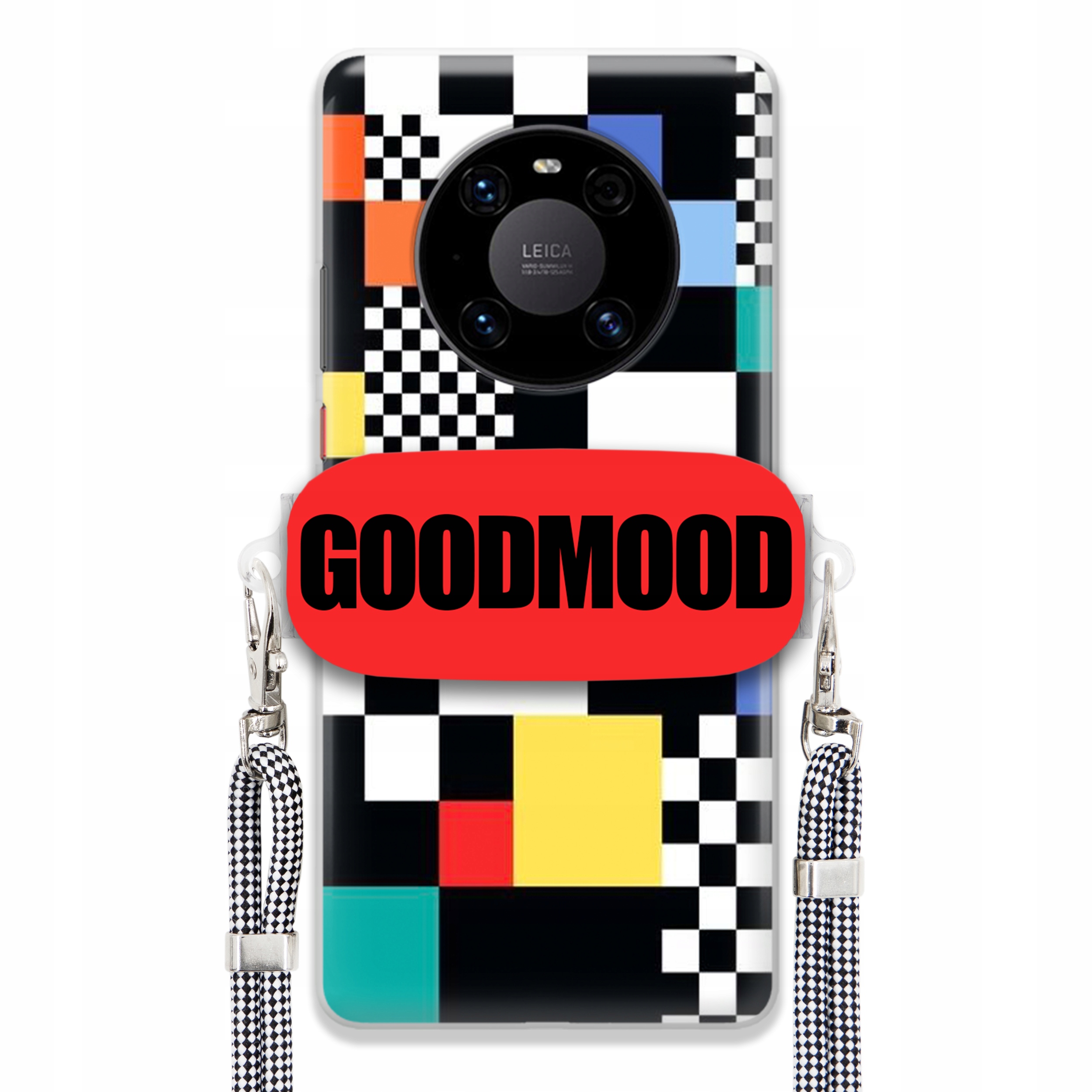 Puzdro Pre Huawei Mate 40 Pro Plus Case Držiak Vodítko Zebra Pixelart MIX Vzory