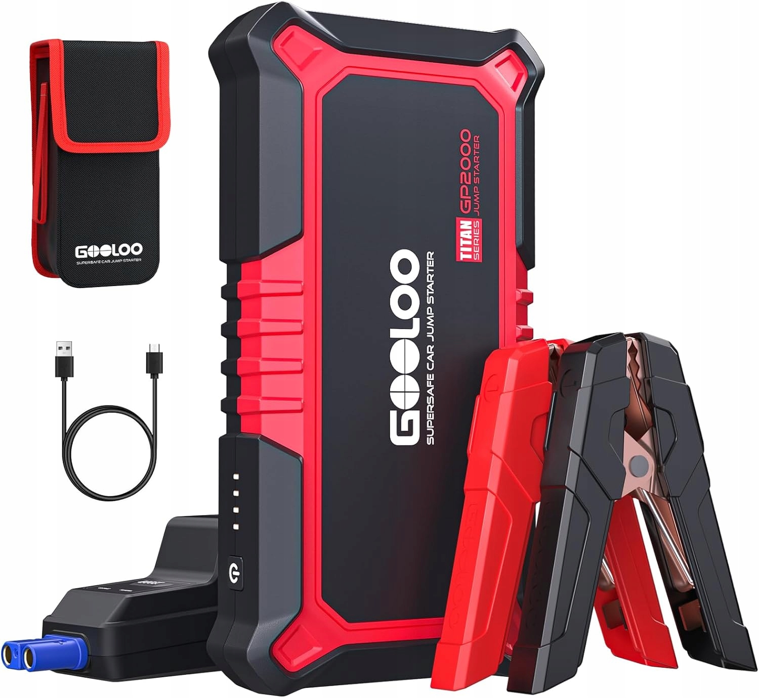 Jump Starter Powerbank Booster 2000A Silný Rychlý