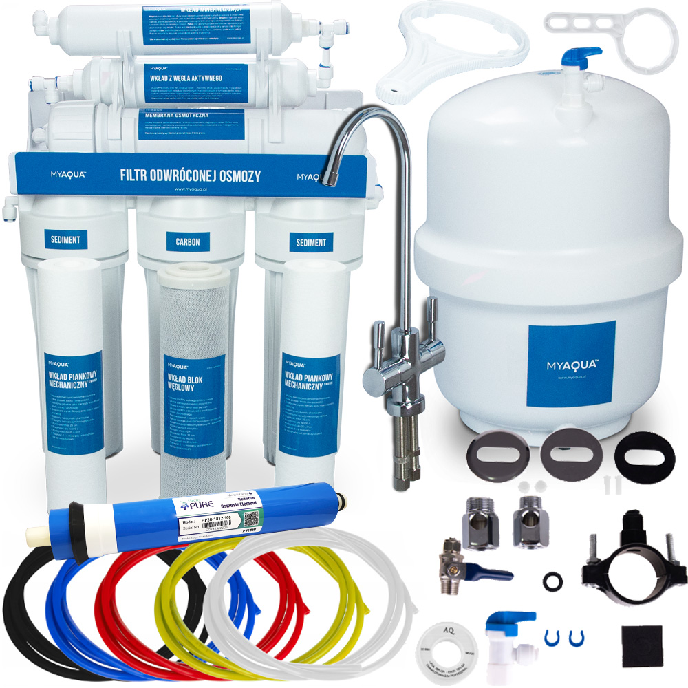 Filtr na vodu reverzní osmóza RO6 Membrána 100GPD