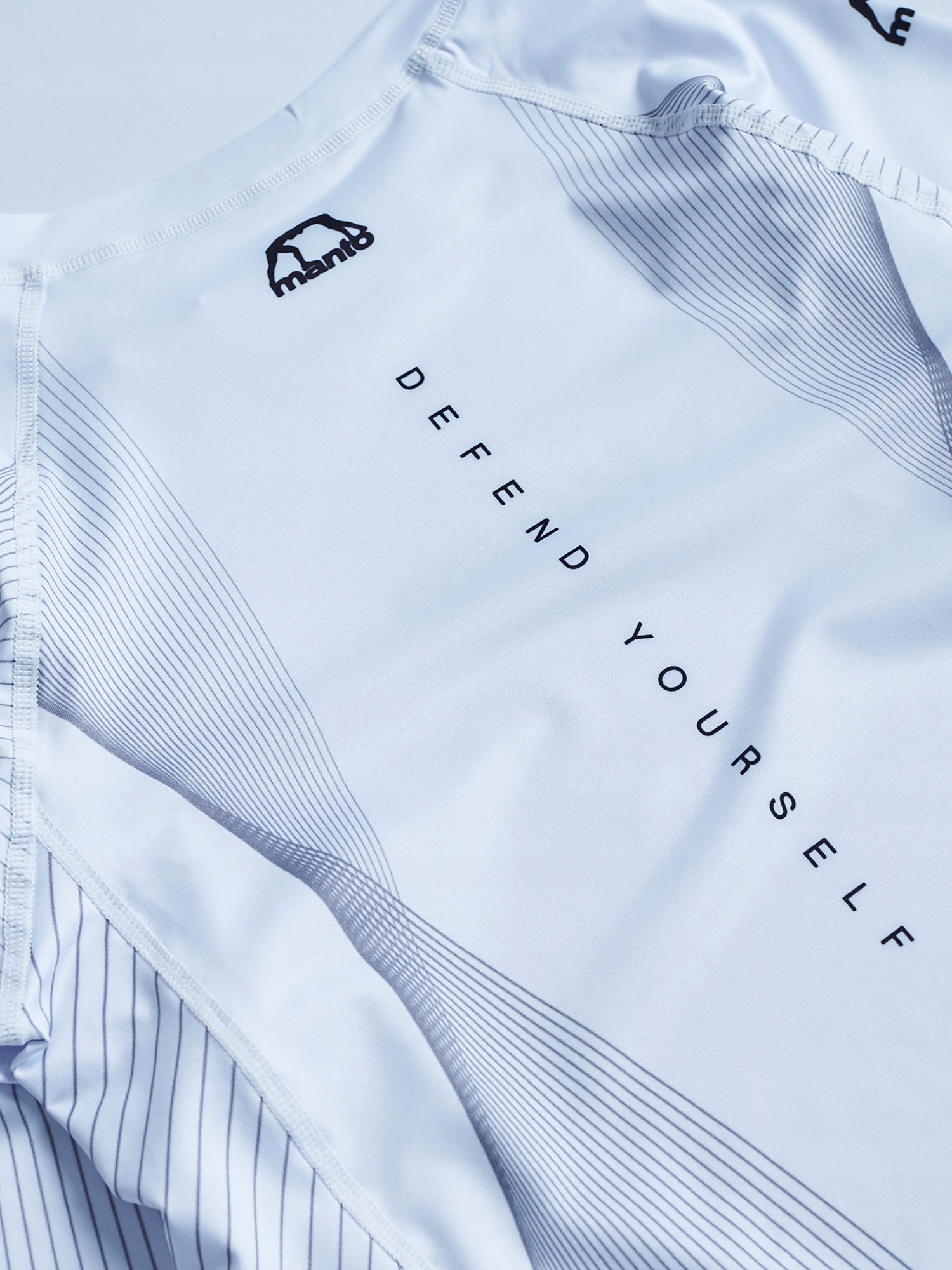 MANTO Rashguard długi rękaw koszulka FLOW biały rozm. L Rozmiar L