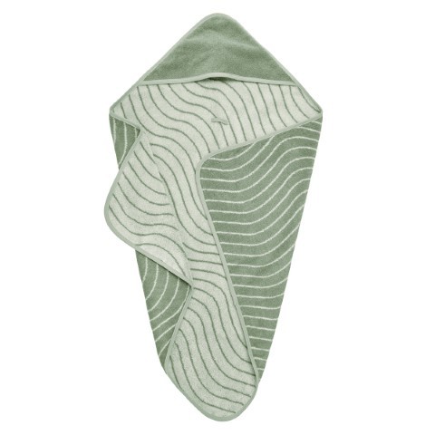 Leander Ręcznik z kapturem, Woodland Sage Green
