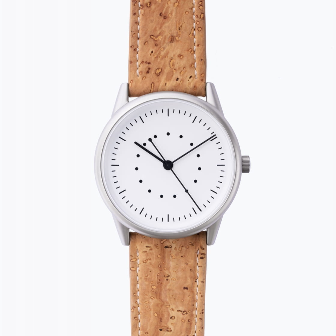 Dámské a pánské hodinky Mudita Moment White Bílé Automatické 38 mm
