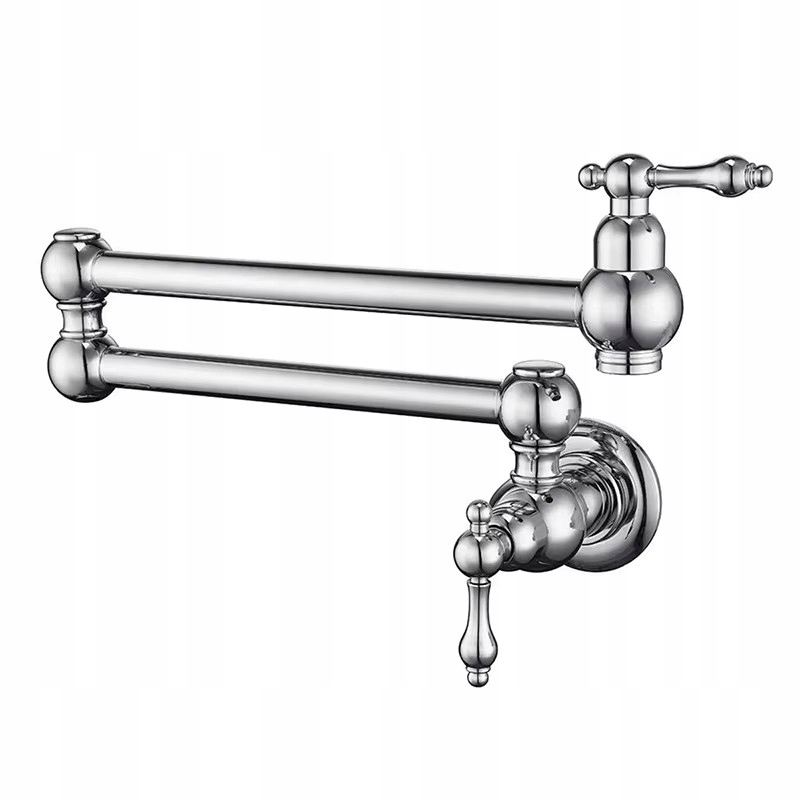 Krunn Style Pot Filler bateria kuchenna ścienna Potfiller potfiler Chrom