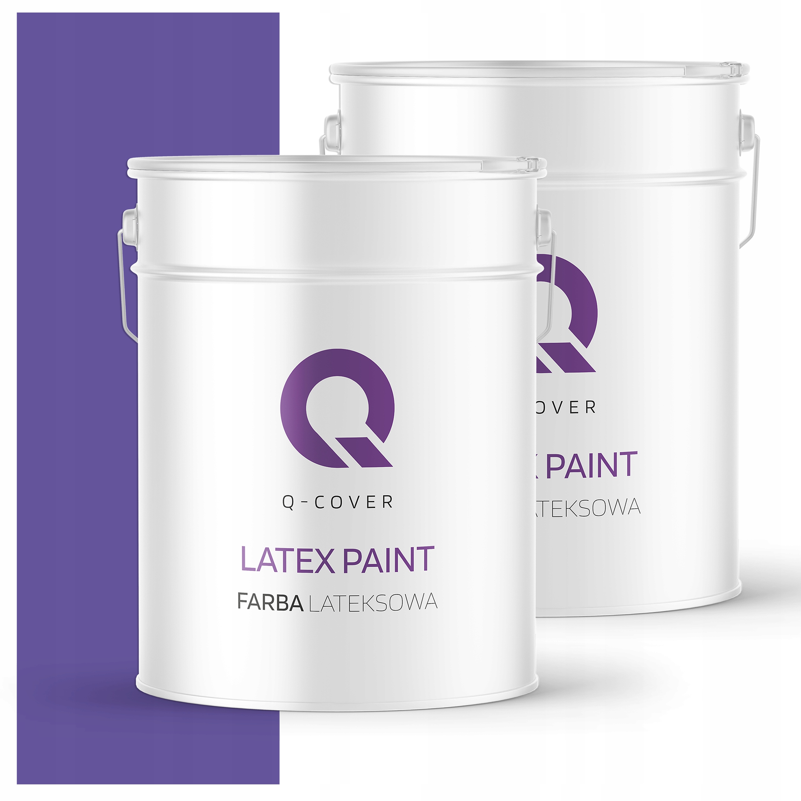 Latexová vnútorná stropná farba 10L Hlboká matná farba Purpurová H2711
