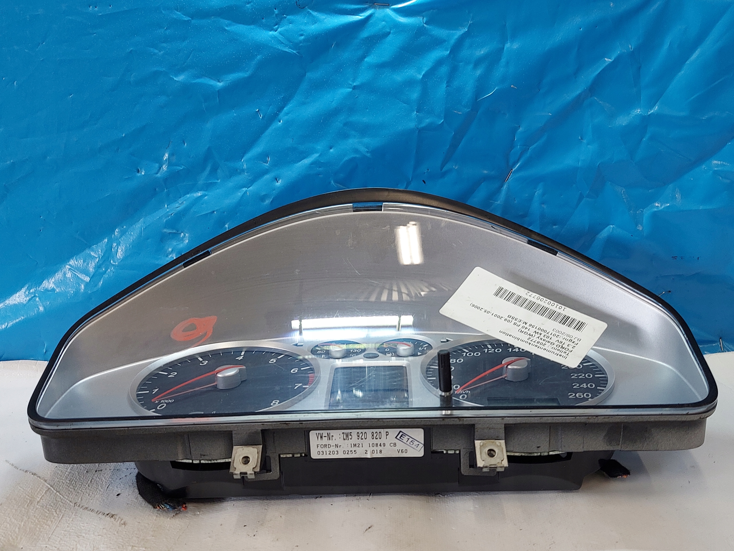 dials clock FORD GALAXY 2.3 B 7M5920820P