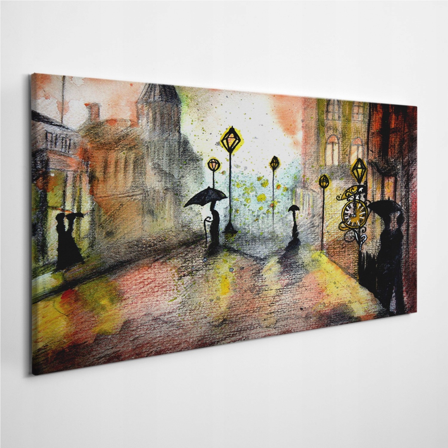 

Obrazy na płótnie Krajobraz Miasto Deszcz 120x60