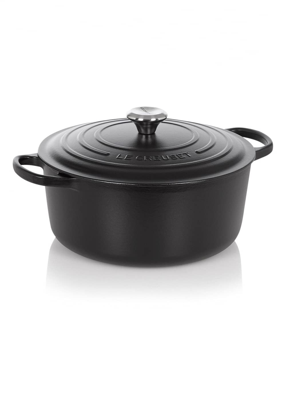 Le Creuset Signature Panvica Okrúhla 28 CM Čierna