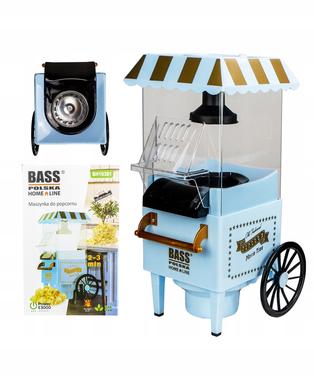 Maszynka Do Robienia Popcornu Retro Bez Tłuszczu-Zdjęcie-0