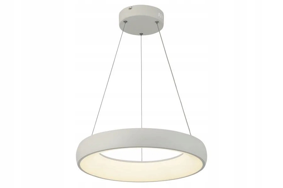 Závěsná Led lampa bílá moderní kulatá 40 cm do obývacího pokoje 4000K Reality