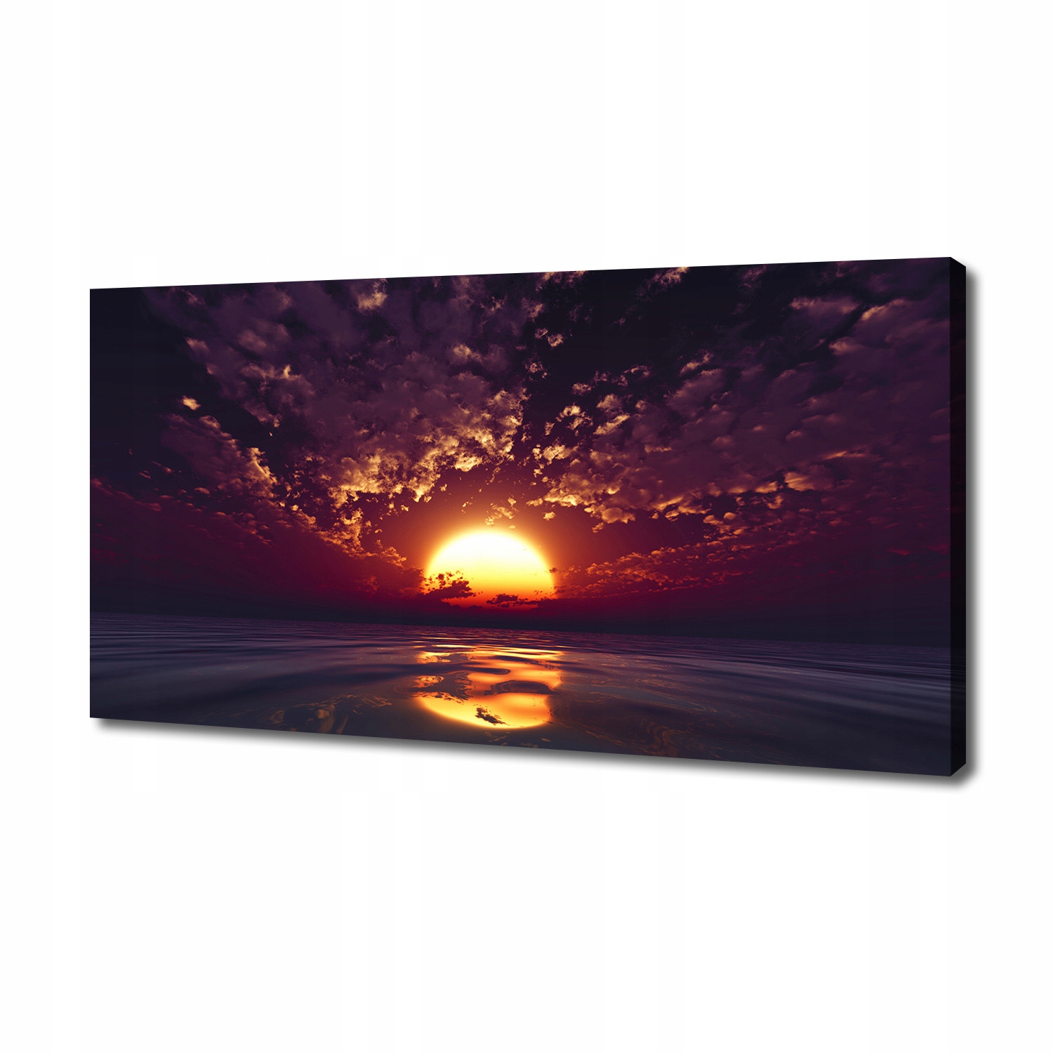 

Foto obraz na płótnie Zachód słońca 140x70 cm