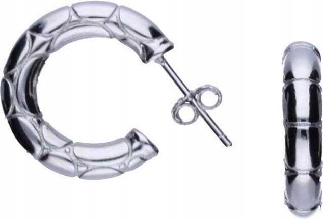 Stříbrné náušnice 925 na tyčinku, kroužky, 7,62 g, módní vzor, jemný dárek