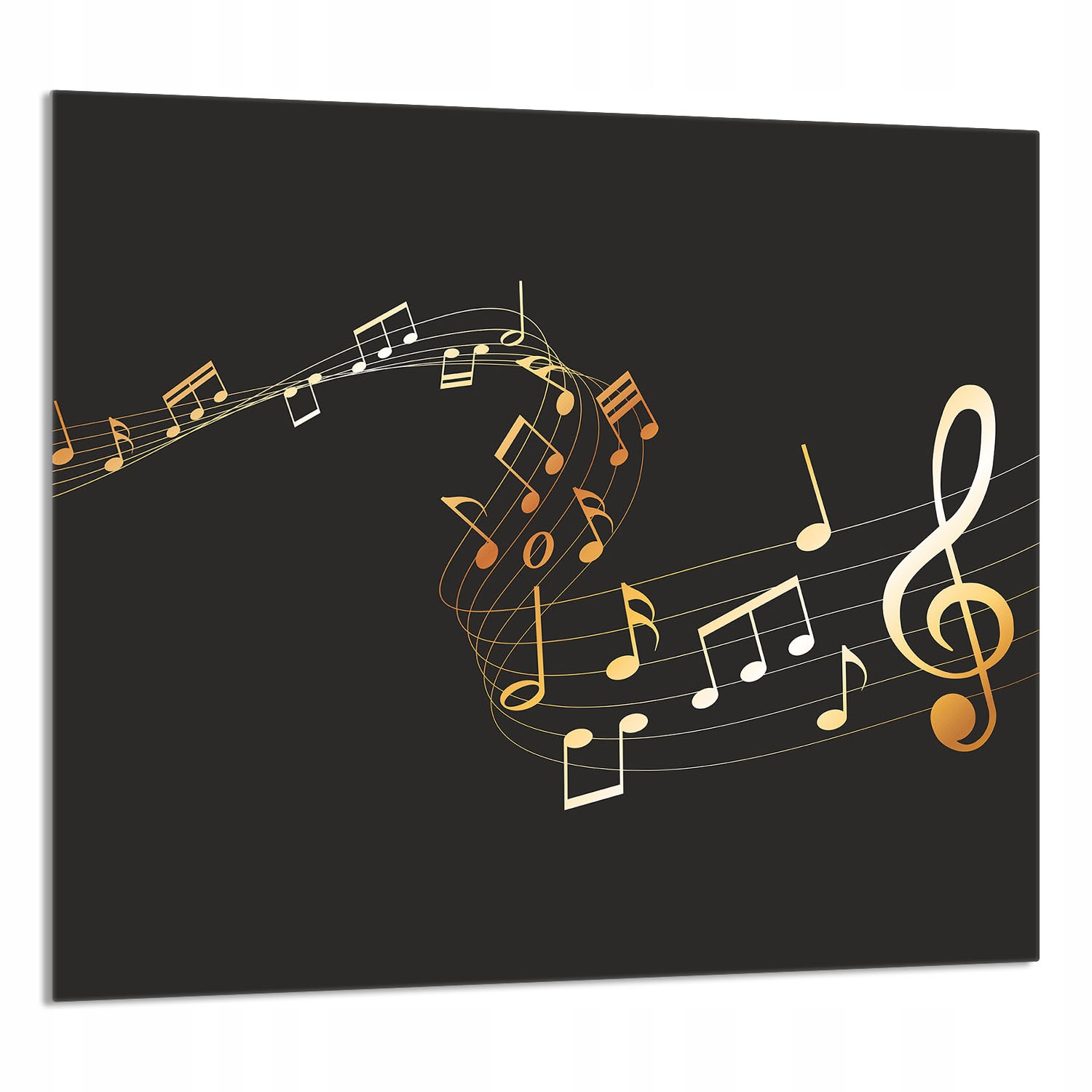 Skleněný Panel Do Kuchyně 65x60 Hudba Tvrzené Sklo