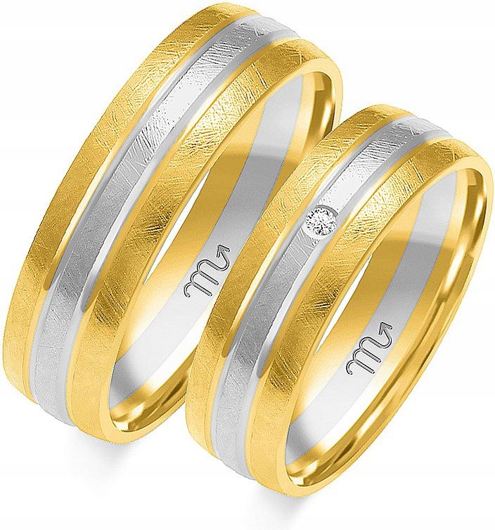 Jemné snubní prsteny z bílého zlata 585 r 26 27 28 prstýnek 14k