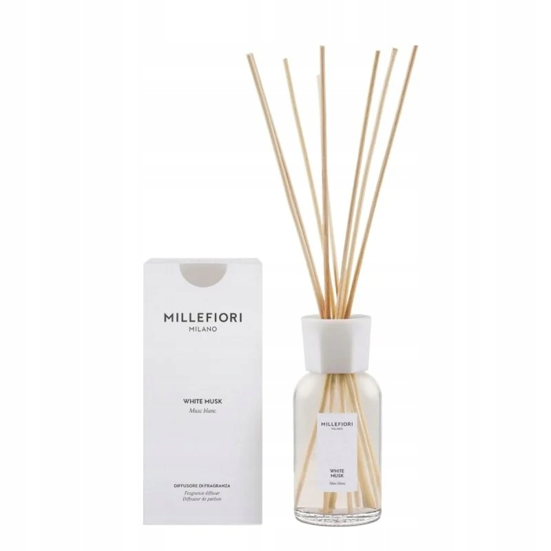 Vonné tyčinky 250 ml White Musk 77DDMB Millefiori Milano