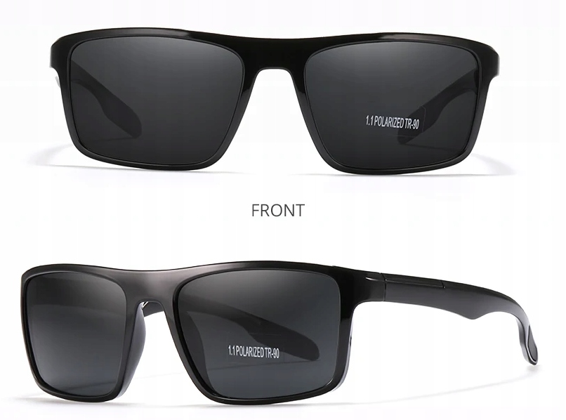 Kdeam Sluneční brýle C1 Bright Black Polarizované UV400