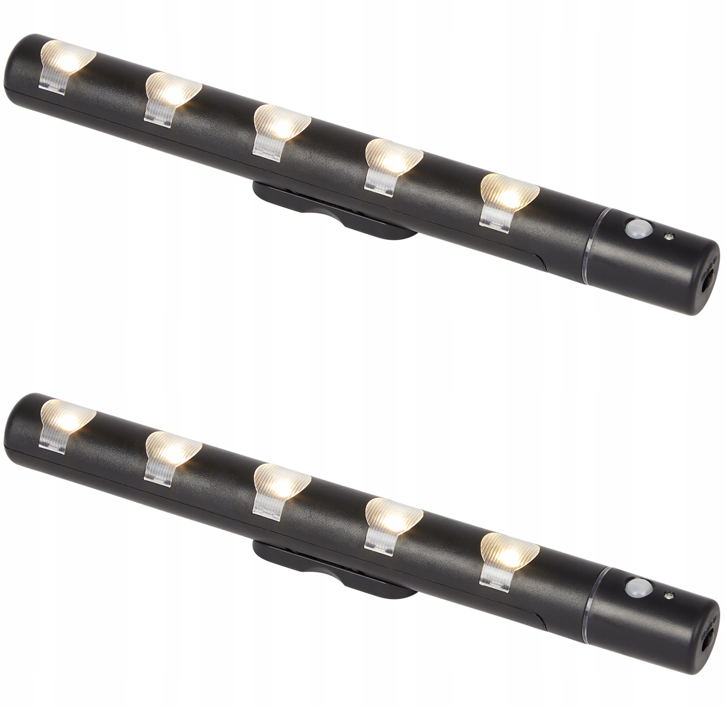 2X светодиодный светильник для гардероба черный светодиодный светильник с датчиком движения и сумерек 25 см