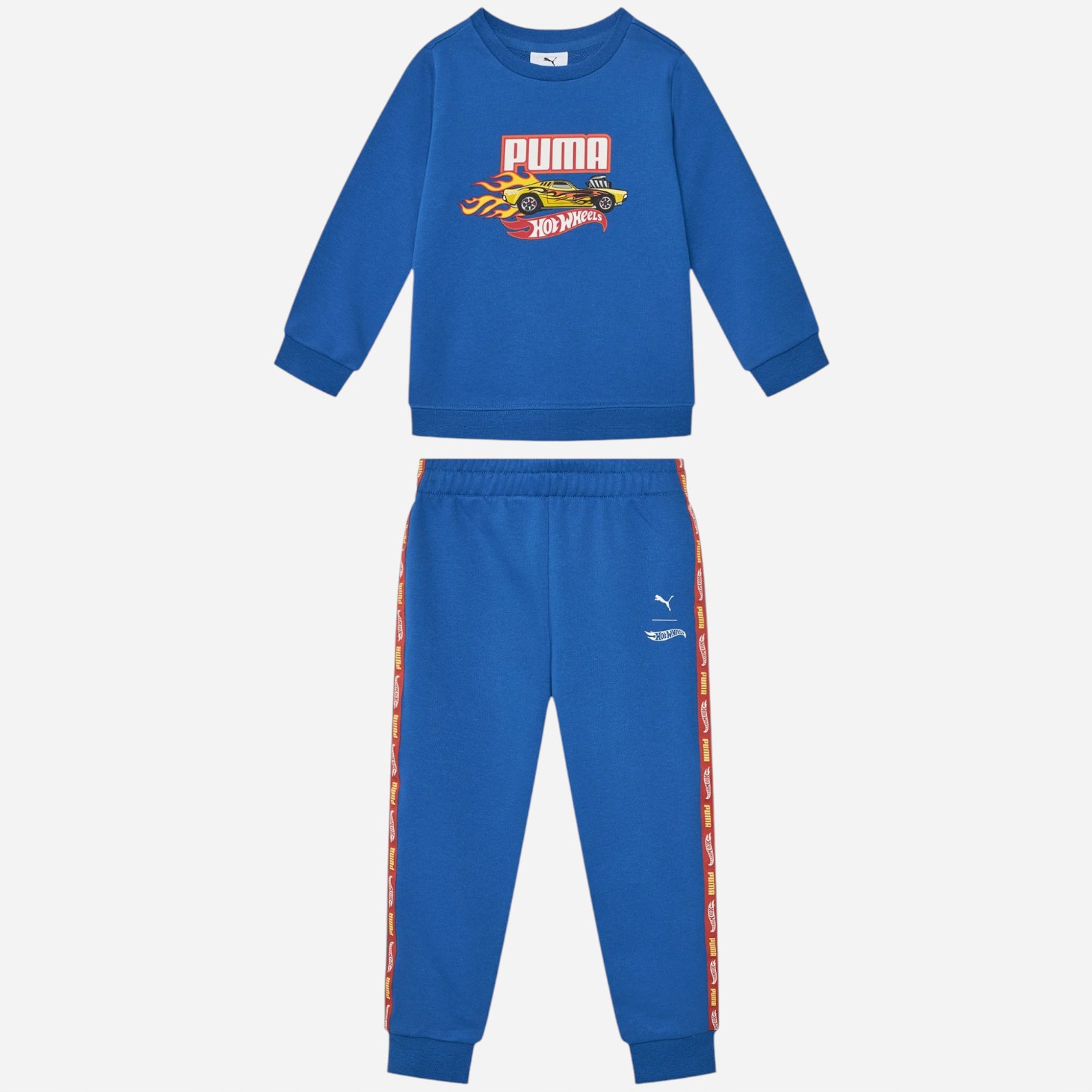 Dres chłopięcy Puma x Hot Wheels Minicats Crew Set Inf 63007358