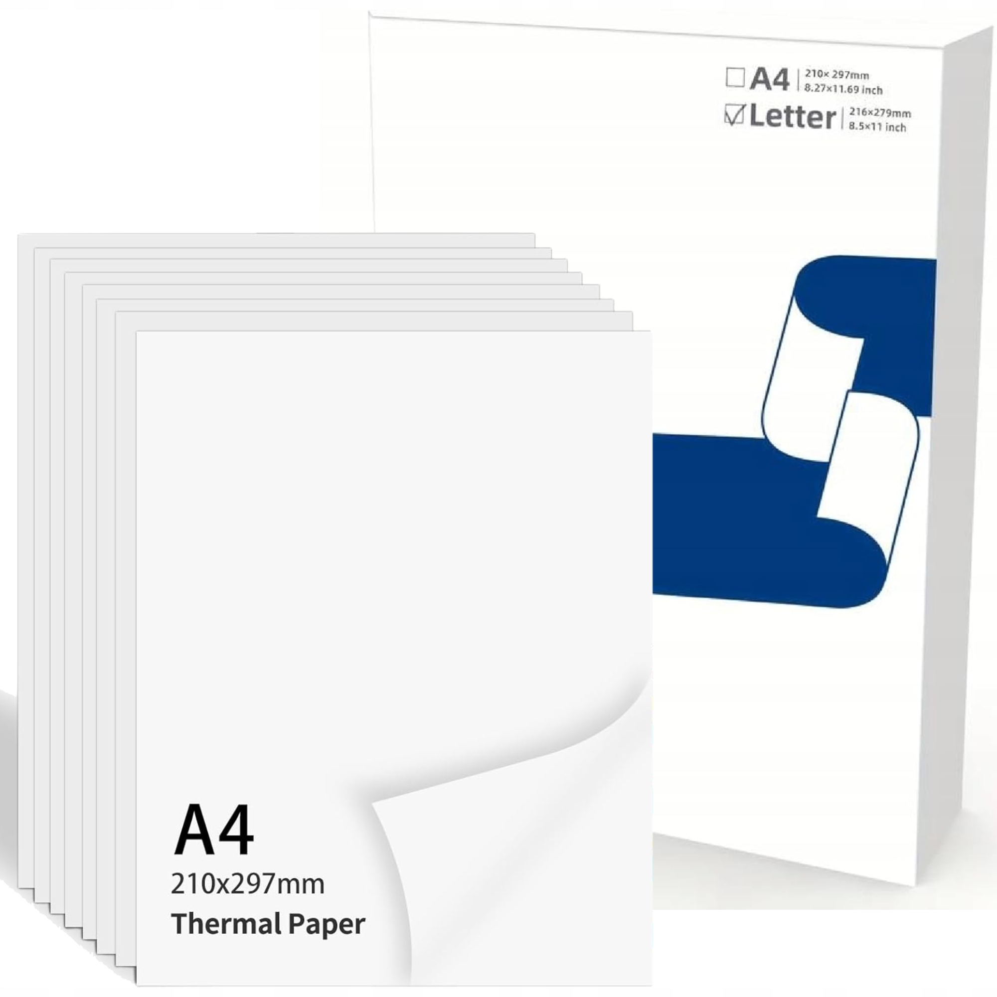 Papier termiczny A4 Phomemo 100 arkuszy do przenośnych drukarek