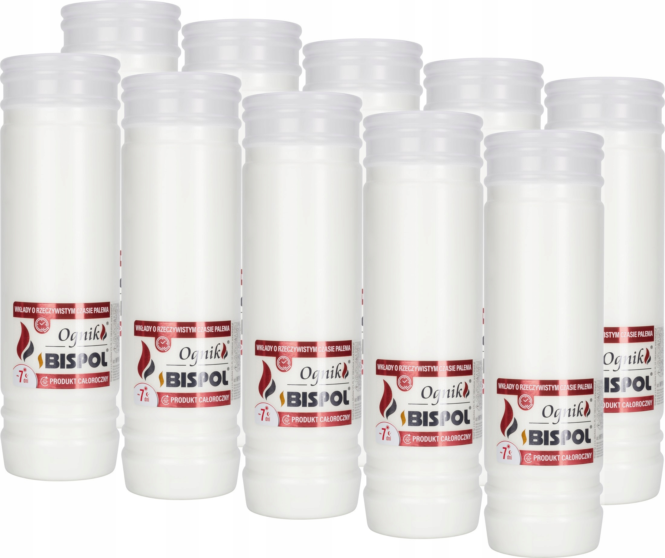 do hřbitovních svíček náplně do svíček Bispol WP7N 168H 10 Ks zápalky Dabster 38ks